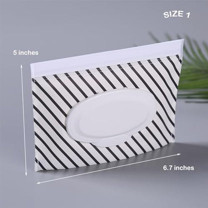 Voongor refillable wipe case with flip top lid