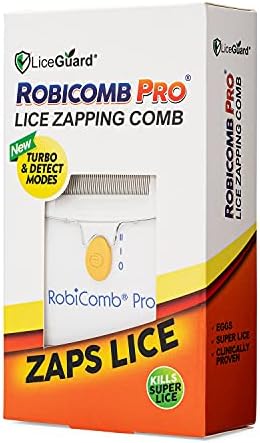LiceGuard electronic zapping comb for chemical free lice removal