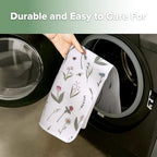 Lifestyle view of Haakaa waterproof mat on a changing table