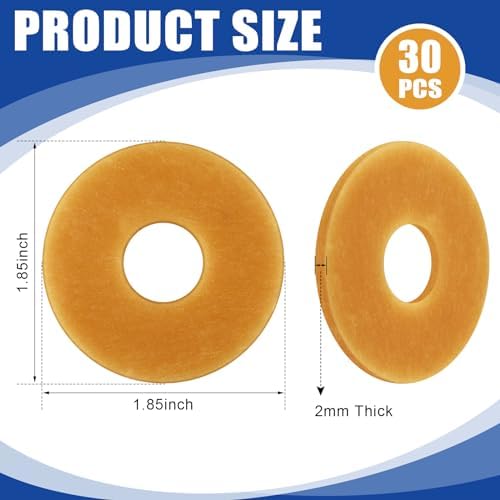Siifert moldable hydrocolloid skin extender ring being shaped for a custom stoma fit