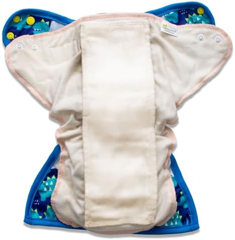 Unbleached cotton texture of OsoCozy cloth diaper doublers