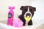 Pet Head tangle fix spray texture demonstration on fur