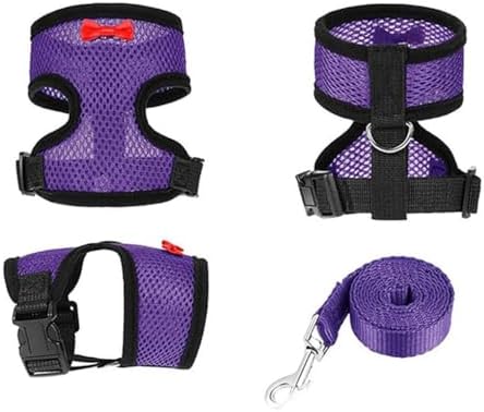 WeimoMonkey mesh hen vest harness showing soft inner fabric layer for feather protection.
