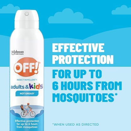 Off! 5 ounce insect repellent spray bottles for outdoor use