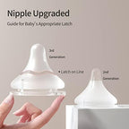 Pigeon anti-colic wide neck bottle nipples four count packaging details
