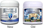 Pure silver skin rejuvenation ointment jar lifestyle shot