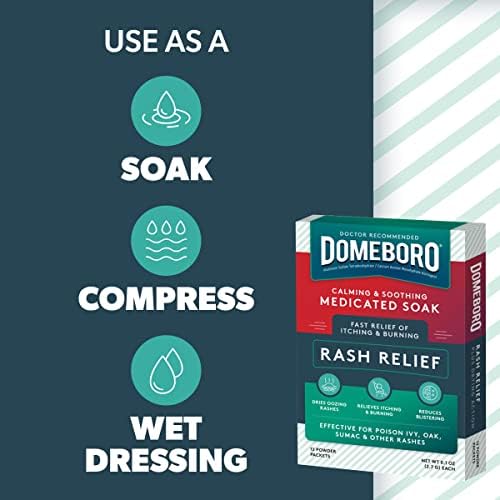 Domeboro astringent solution for poison ivy and insect bite relief