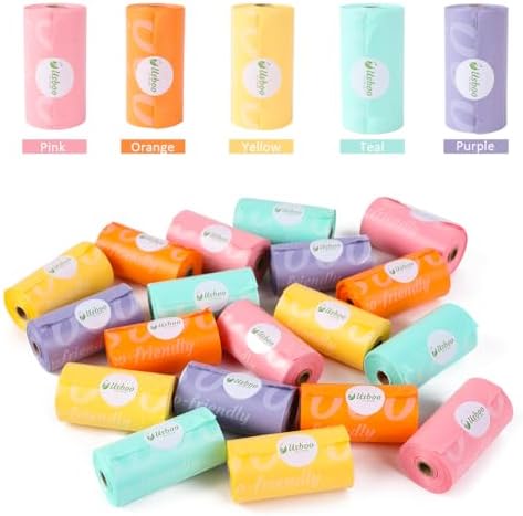 USBOO baby diaper waste bags showing portable clip-on dispenser