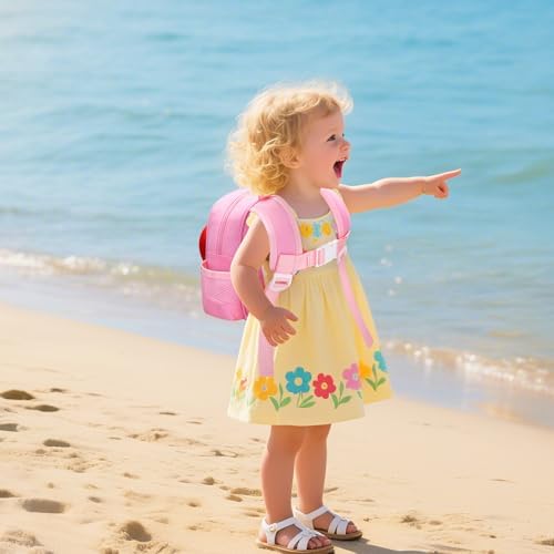 Side profile of Accmor kids mini backpack for outdoor safety