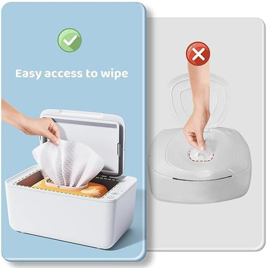 Alobeby baby wipe warmer with internal heating elements