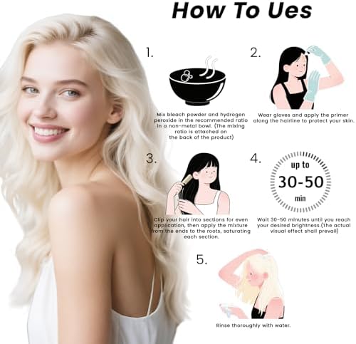 USA sourced Meidu bleach powder sachet for salon quality hair decoloration