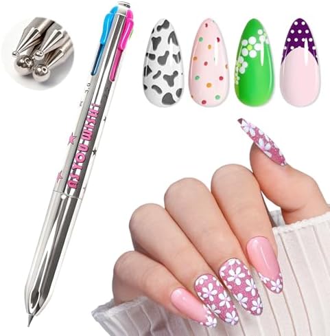 Mnk66 nail dotting pen ballpoint design front view