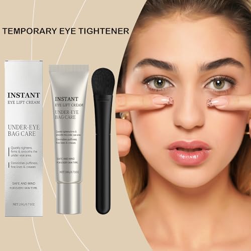 Fenty Beauty temporary eye tightener serum packaging showing authentic imported skincare details.