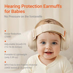 Adjustable headband feature of Mamazing baby ear protection