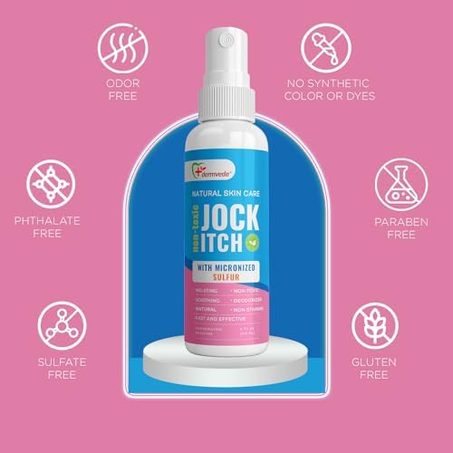 Dermveda Jock Itch soothing formula authentic USA imported box overview