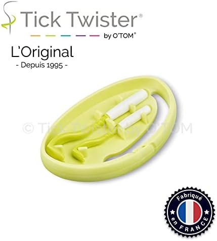 Using Tick Twister tool on a dog for safe removal