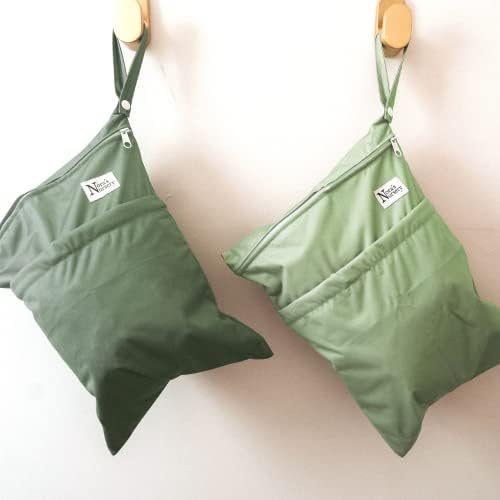 Nora's Nursery reusable bag snap handle feature