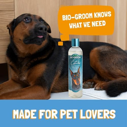 Bio-Groom soap-free cat and dog grooming shampoo packaging details