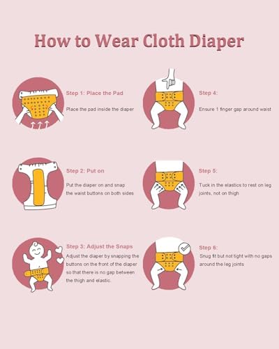 Babygoal reusable diaper packaging and complete components layout