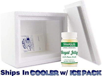 Premium fresh bee royal jelly authentic USA import for immune support