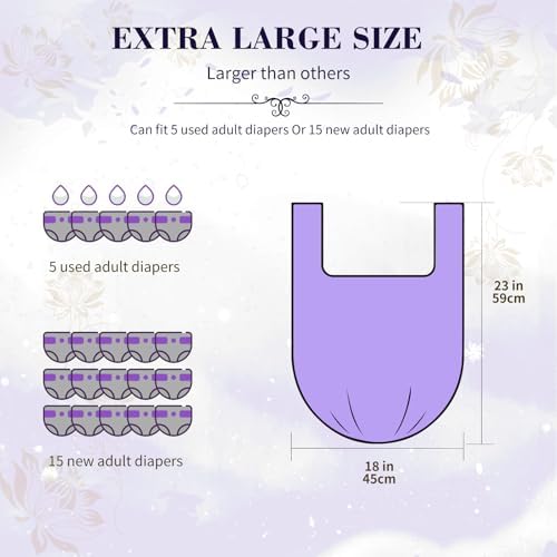 Dergik aroma-locked waste bags stacked for home care use