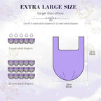 Dergik aroma-locked waste bags stacked for home care use