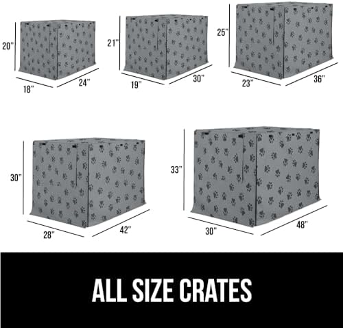 Gorilla Grip durable pet kennel cover showing breathable mesh windows