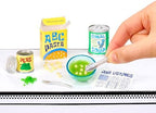 Unboxed miniature replica food ingredients from the SpongeBob series highlighting detailed DIY resin pieces
