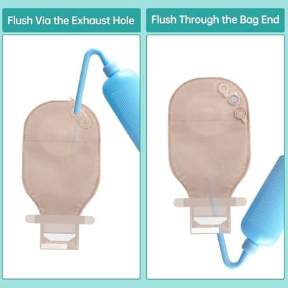 Maidwoc one piece drainable pouch showing the customizable fifteen to sixty five millimeter cutting guide