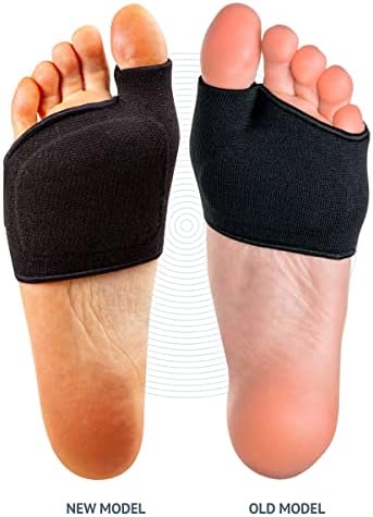 Close up of the durable stitching on Brison imported foot care sleeves.