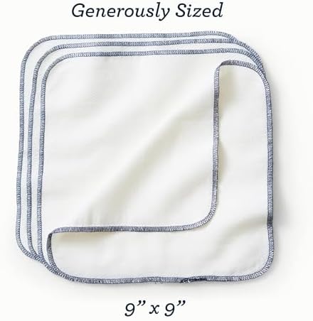 Esembly Wipe Ups neatly folded for eco-friendly nursery storage