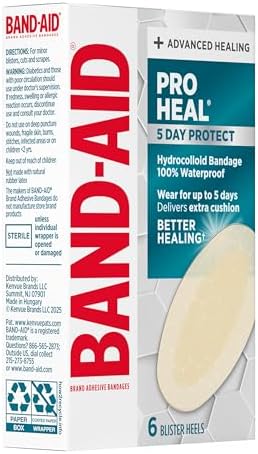 Close up of hydrocolloid gel bandage texture showing waterproof seal technology