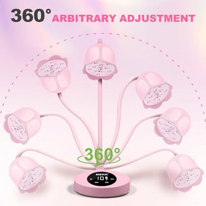 Close up of the LCD timer display on the MEKK professional gel nail dryer base.