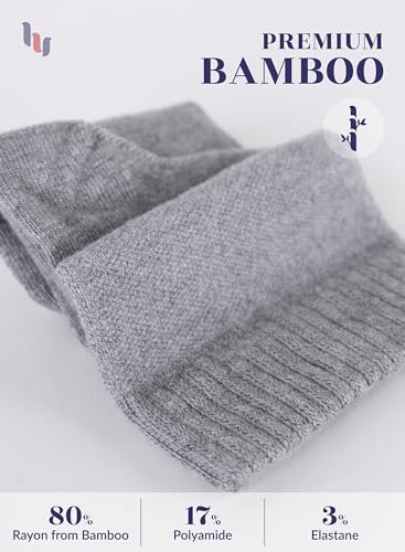 Side profile of grey Hugh Ugoli ankle socks highlighting breathable mesh texture.