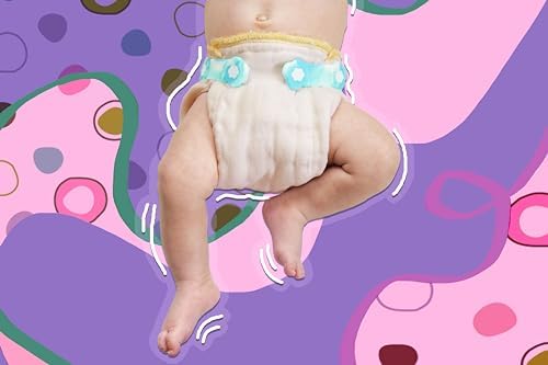 OsoCozy unbleached prefold cloth diapers shown with packaging details highlighting the 12 count quantity.