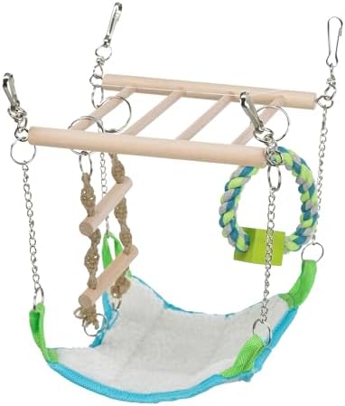 Side view of Trixie hanging cage hammock for small pets