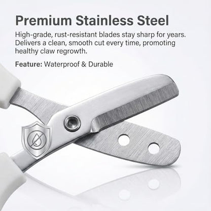 Lizard and turtle grooming scissors showing high grade durable construction.