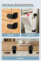 Maveek child proof safety latch on modern dresser