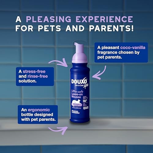 Premium imported USA cat grooming leave on mousse product