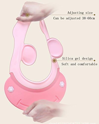 Adjustable strap detail of Amtooch baby bath visor