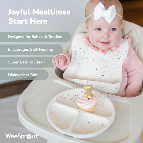 WeeSprout food grade silicone toddler feeding bundle