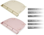 PandaEar non slip baby table mat showing four corner suction cups