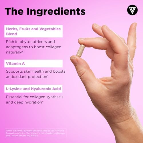 Vital Vitamins Vegan Collagen Booster USA imported supplement bottle
