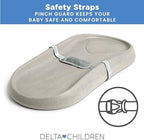 Delta Children waterproof changing pad surface and safety buckle