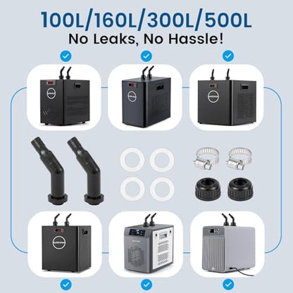 BAOSHISHAN universal replacement water hose fitting kit for home aquarium cooling setups