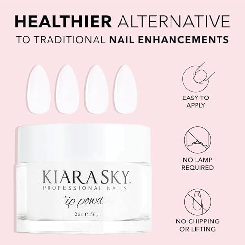 Professional Kiara Sky Clear Dip Powder jar for nail art