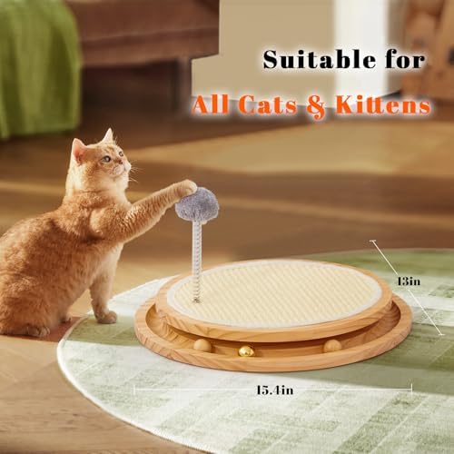 Dimensions and layout of the premium LMUGOOS floor mount cat pad board