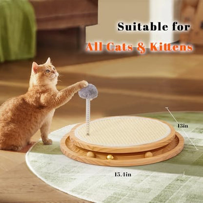 Dimensions and layout of the premium LMUGOOS floor mount cat pad board
