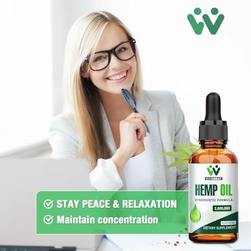 Wachray hemp oil 2 pack packaging labels