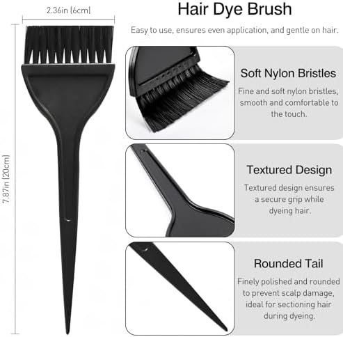 Ergonomic hair dye brush from Mozeat Lens balayage kit